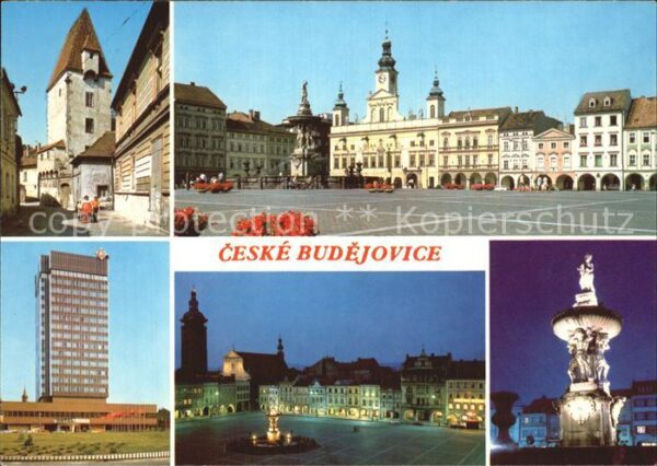 Ceske Budejovice Rabenstejnska vez Zizkovo namesti radni
