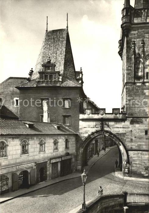 Prag Prahy Prague Turm der Judith Brücke