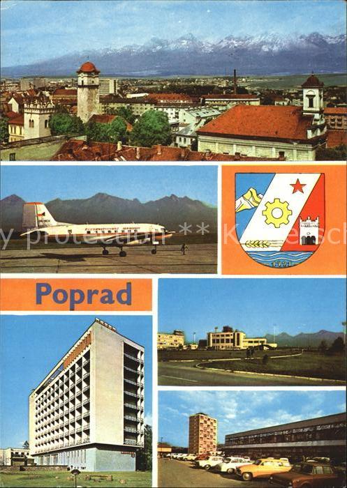 Poprad Stadtblick Flughafen Hotel Bahnhof