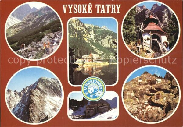 Vysoke Tatry Pohlad z chodnika Horsky hotel Popradsk