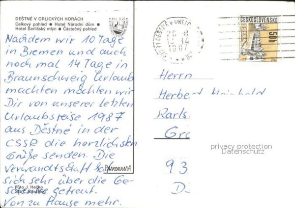 Destne v orlickych Horach Celkovy pohled Hotel – Bild 2