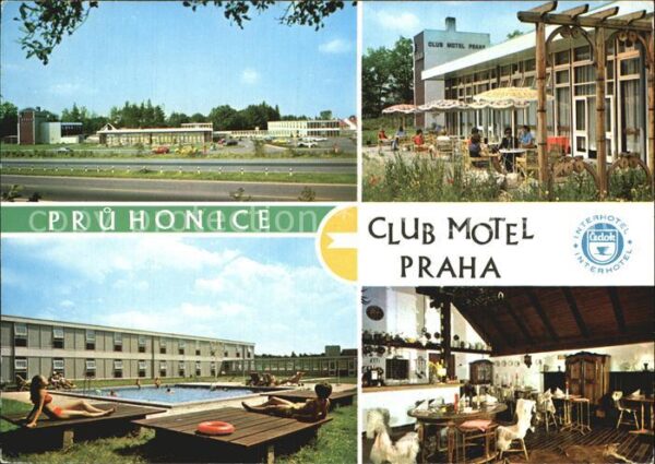 Pruhonice Club Motel Praha Terrasse Swimmingpool