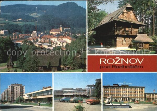Roznov pod Radhostem Celkovy pohled Valasske muzeum v prirod