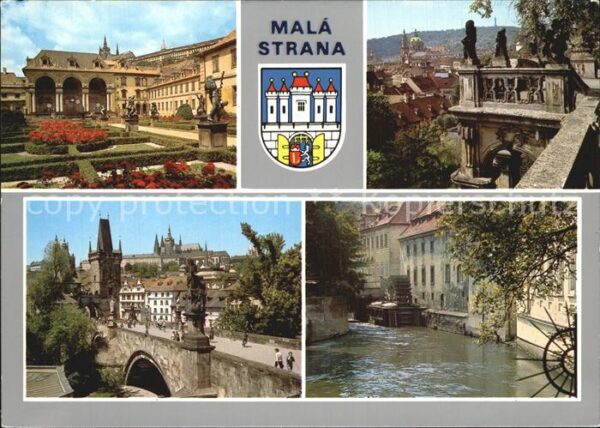 Praha Prahy Prague Valdstjnska zahrada Pohld z Kolovratske
