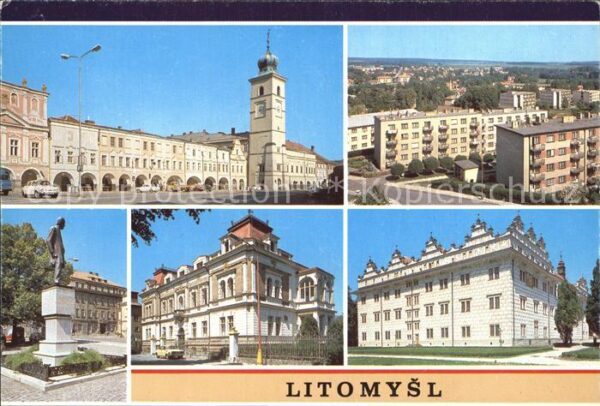 Litomysl Mesto s vyraznym podelnym namestim a ce
