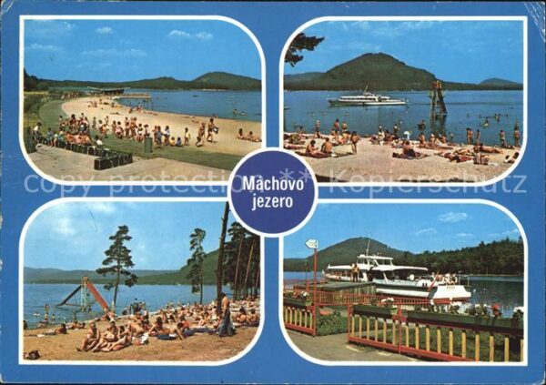 Machovo Jezero Machovo See Strandpartien Ausflugsdampf