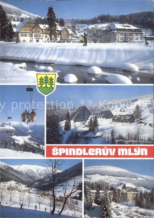 Spindleruv Mlyn Spindlermuehle Zotavovna ROH Petiletka a kono Lanovka