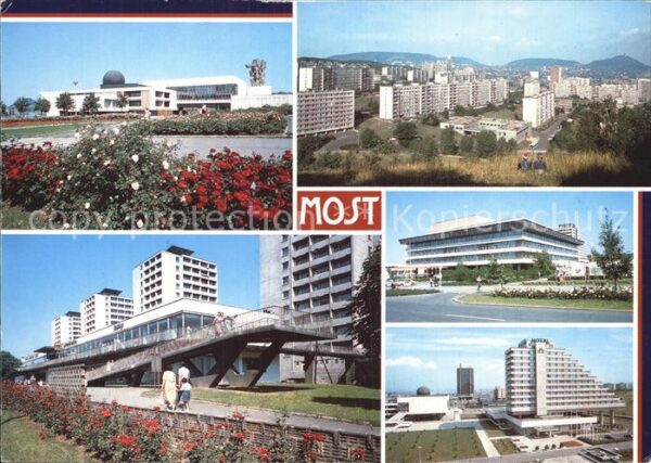 Most Bruex Czechia Okresni mesto rozsahle hnedouhelne panv