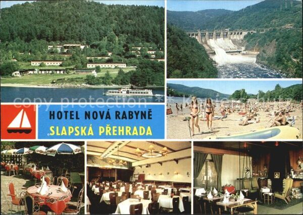 Slapska Prehrada Hotel Nova Rabyne Gasträume Strand Stau