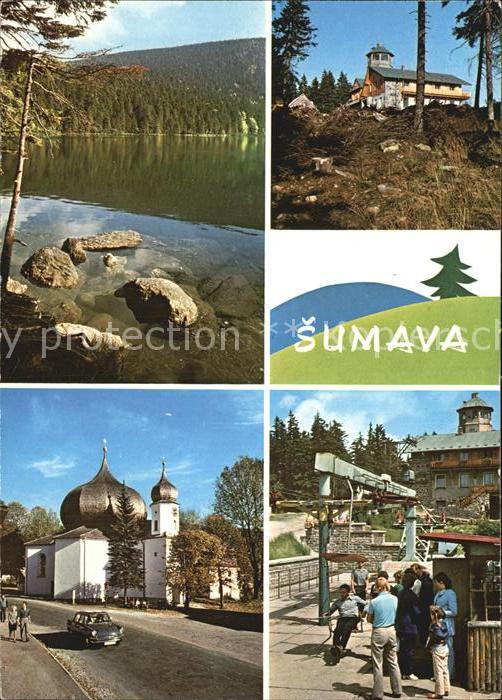 Sumava Czechia Cerne jezero Chata na Panciri Zelezna R