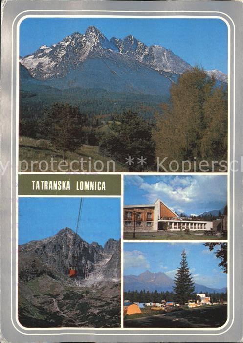 Vysoke Tatry Lomnicky a Kezmarsky stit Lanovka Skaln