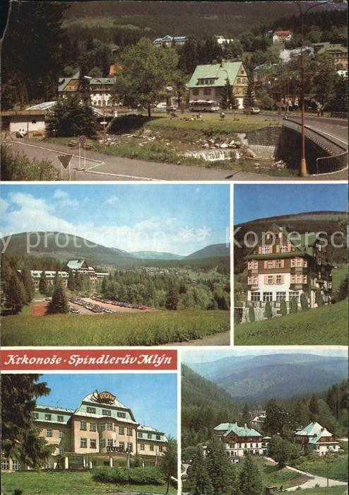 Spindleruv Mlyn Spindlermuehle Labske nabrezi v centru Vojenska zotavo