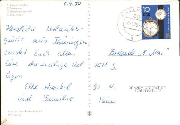 Hohenwarte Stausee Zeltplatz  im Alter Sperrmauer – Bild 2