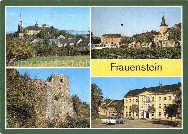 Frauenstein Brand-Erbisdorf Schloss Burgruine Markt Polytechn Obers