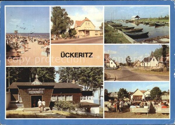 Ueckeritz Usedom Strand Ratscafe Bootshafen Achterwasser