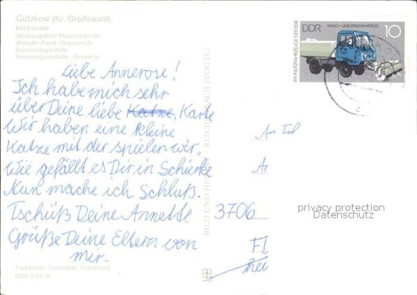 Guetzkow Greifswald Kirchstr Neubaugebiet Mascowstr Wilh Pi – Bild 2