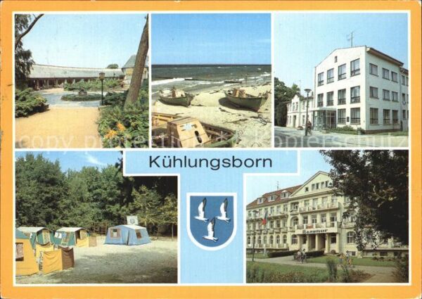 Kuehlungsborn Ostseebad Konzertgarten Bootsliegeplatz Betriebse
