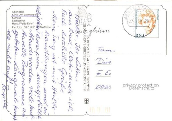Bad Elster Albert Bad Klinik Am Brunnenberg Kurhau – Bild 2