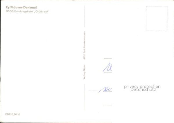 Kyffhaeuserdenkmal FDGB Erholungsheim Glück auf – Bild 2