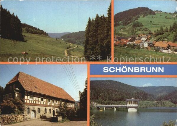 Schoenbrunn Schleusegrund Heidelbachtal Teilansicht Oberförsterei