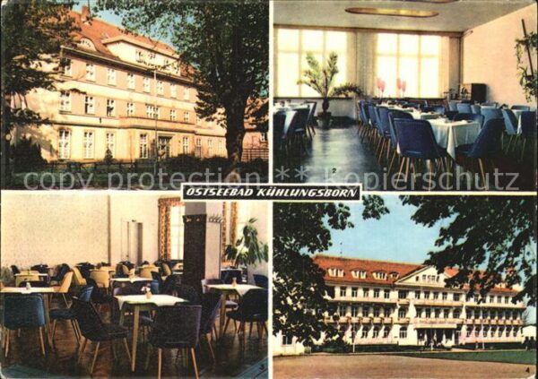 Kuehlungsborn Ostseebad FDGB Erholungsheim Albert Kayser FDGB C