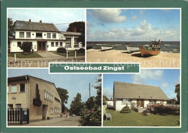 Zingst Ostseebad FDGB Erholungsheim Stranddistel Fischer