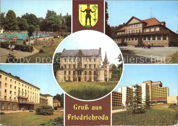 Friedrichroda Schwimmbad Schloss Reinhardsbrunn Parkh