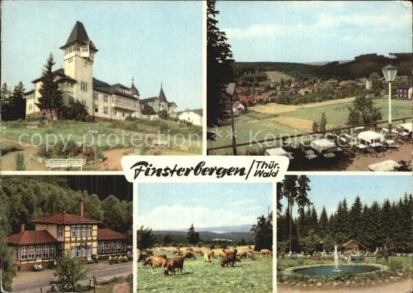 Finsterbergen Kurhaus Stadtblick Steigermühle Am Renn