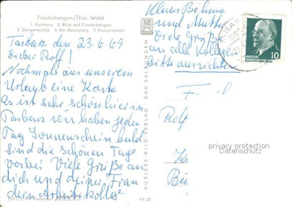 Finsterbergen Kurhaus Stadtblick Steigermühle Am Renn – Bild 2
