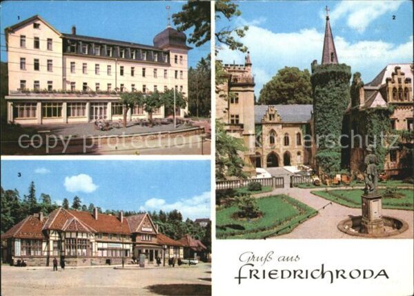 Friedrichroda FDGB Erholungsheim Hermann Danz Schloss