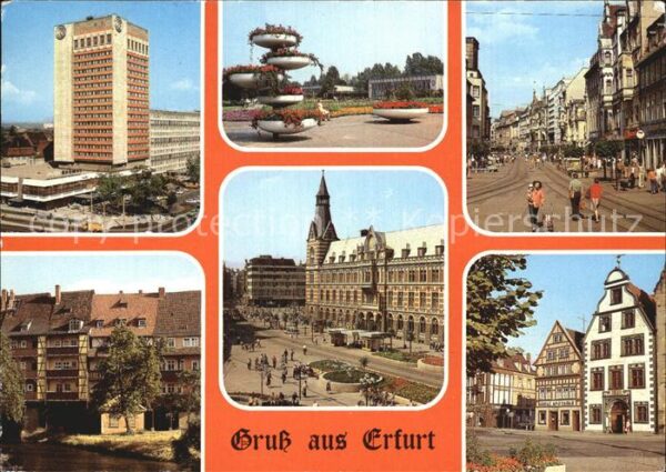 Erfurt Interhotel Kosmos IGA Anger Krämerbrück