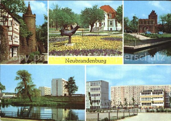 Neubrandenburg Wiekhaus Mönchenturm Stadtpark Treptowe