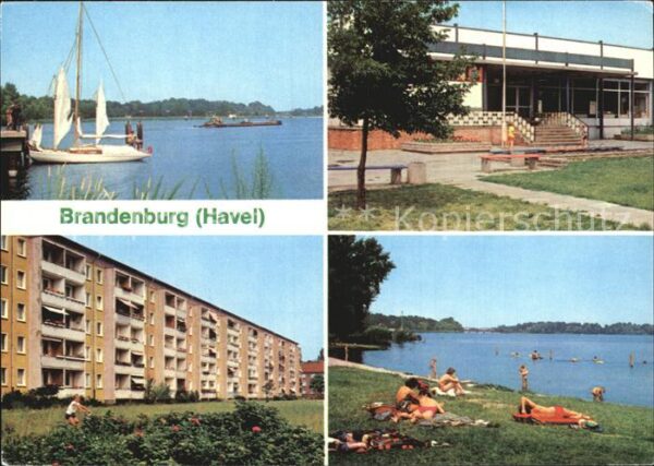 Brandenburg Havel Segelpartie am Plauer See Kaufhalle Fin