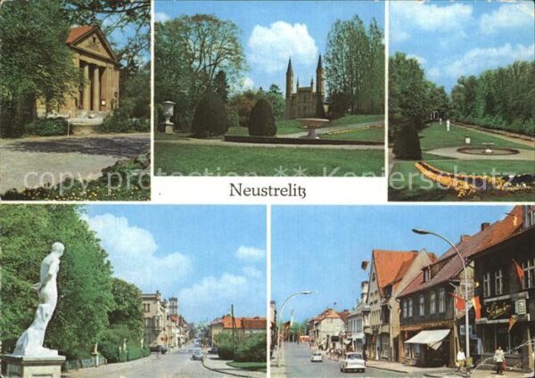 Neustrelitz Friedr Wolf Theater Schlosskirche Stadt