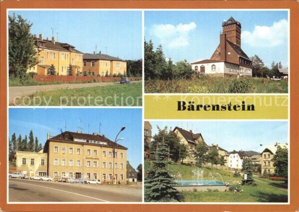 Baerenstein Annaberg-Buchholz Ferienheim VEB Leipzig Grimma HOG Bergh