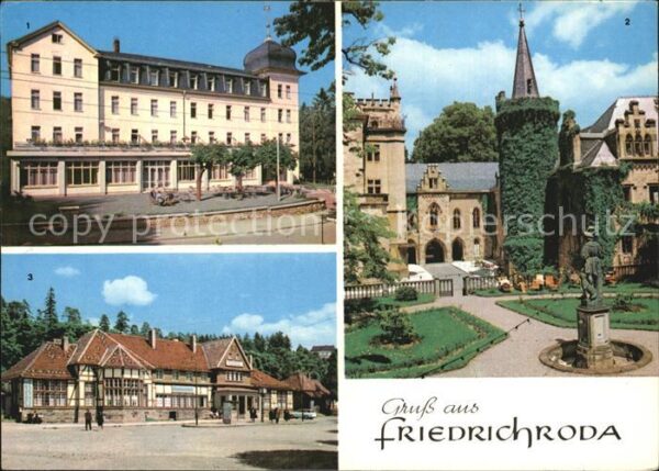Friedrichroda FDGB Erholungsheim Hermann Danz Schloss