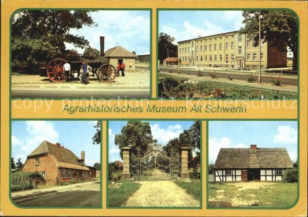 Alt Schwerin Agrarhistorisches Museum Lokomobile Bj
