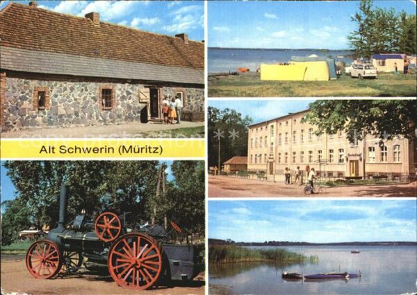 Alt Schwerin Agrarhistorisches Museum Alte Lokomobil