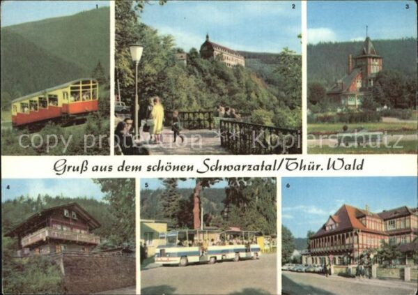 Schwarzatal Oberweissbacher Bergbahn Schloss und Ho