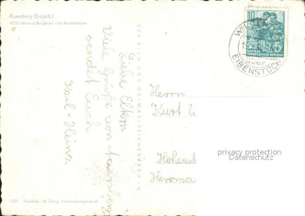 Auersberg Wildenthal HOG Wismut Berghotel und Aussichtsturm – Bild 2