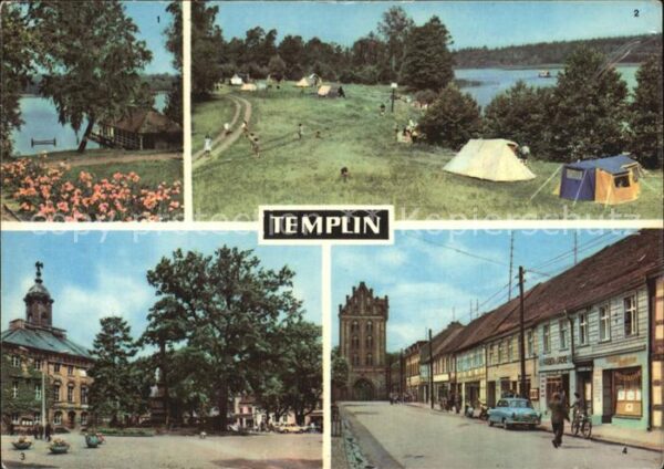 Templin Templiner See Zeltplatz Rathaus Berline