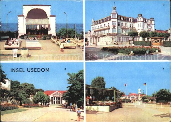 Usedom Bansin Konzertpavillon Zinnowitz Erholu