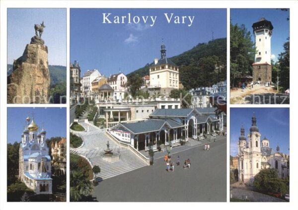Karlovy Vary Hirschsprung Marktkolonnade Russische K