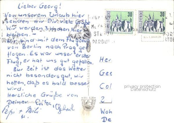 Kralovehradecko Hradec Kralove Zizkaplatz Kirche Strassenpartie – Bild 2