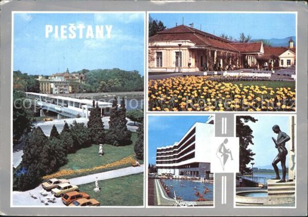 Piestany Kolonady most Napoleonske kupele Lieceb