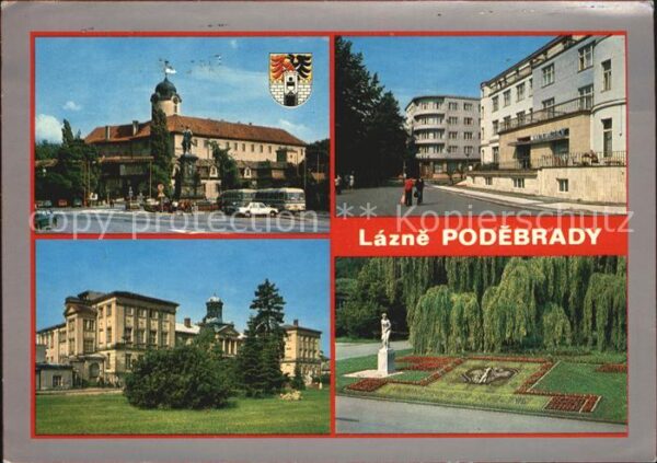 Lazne Podebrady Teilansichten Kurort
