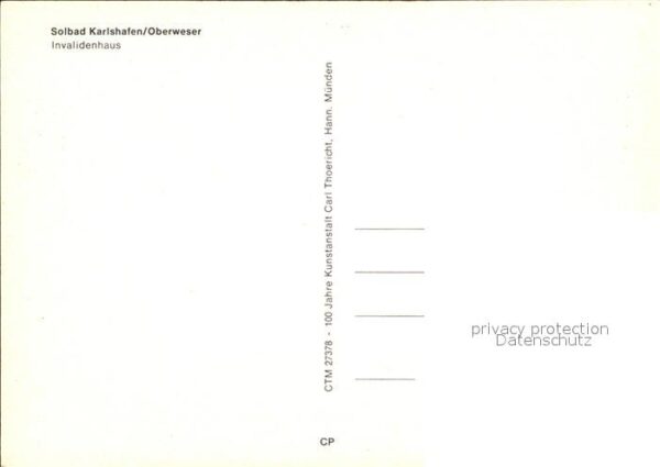 Karlshafen Bad Invalidenhaus – Bild 2