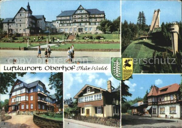 Oberhof Thueringen Luftkurort Hotel Ernst Thälmann Schanze