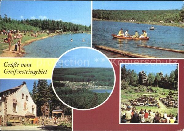Greifensteine Erzgebirge Freibad am Greifenbachstauweiher Bergga