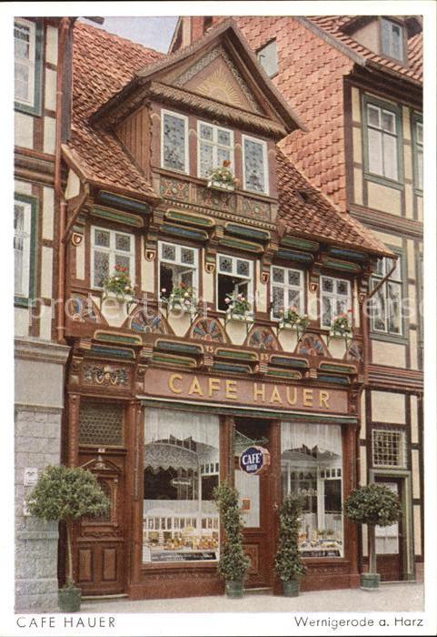 Wernigerode Harz Cafe Konditorei Hauer